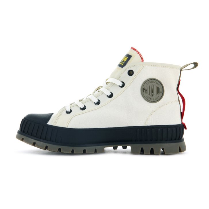 Dámské Boty Palladium Pallashock Supply Hi Bílé | CZ ZLH-20K